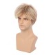 Men's Fashion Synthetic Short Full-Body Wig - Voluminous Mechanically Textured Hairpiece