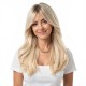 Long Hair Full Headpiece | Curtain Bangs Wavy Dynamic Style | Realistic Natural Lazy Look Wig