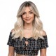 Long Hair Full Headpiece | Curtain Bangs Wavy Dynamic Style | Realistic Natural Lazy Look Wig