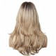 Full Wig for Women with Natural Babylash Bangs, Long Wavy Curls, Lazy Chic, Complete Headpiece