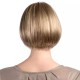 Wholesale Bobo Short Straight Wigs with Slanted Bangs for Fashionable Women