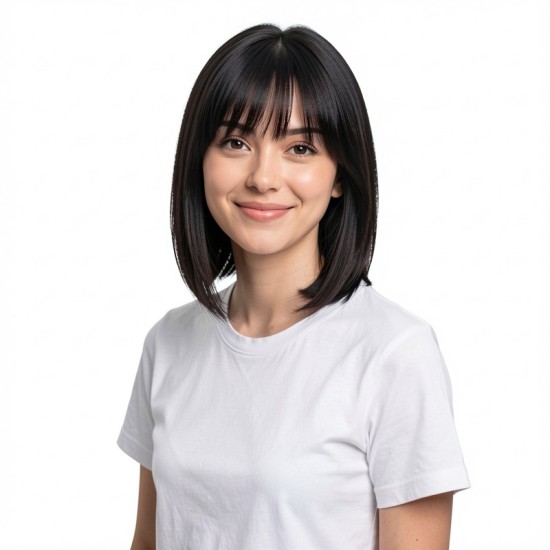 Women's Hair System for Concealing High Forehead & Receding Hairline - Ultra-Thin Frontal with Seamless Integration, Lightweight Design for Daily Wear and Commuting.