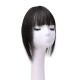 Women's Hairpiece Top with Bangs for Fringe Coverage and Hairline Concealment – Lightweight Styling Patch