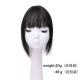 Women's Hairpiece Top with Bangs for Fringe Coverage and Hairline Concealment – Lightweight Styling Patch