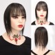 Women's Hairpiece Top with Bangs for Fringe Coverage and Hairline Concealment – Lightweight Styling Patch