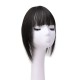 Women's Hairpiece Top with Bangs for Fringe Coverage and Hairline Concealment – Lightweight Styling Patch
