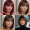 New Bob Wig with Air Bangs: Stylish Straight Short Full Headpiece
