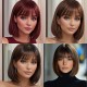 New Bob Wig with Air Bangs: Stylish Straight Short Full Headpiece