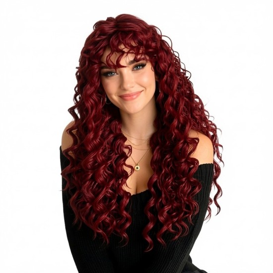 New Lace Trim 13x4 Human Hair Lace Closure | Fashion Black Curly Long Hair Extension