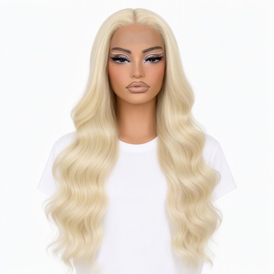 Front Lace Wig | 2025 New Middle Part Big Wave Long Curly Hair | Women's Wig Cap