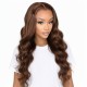 Front Lace Wig | 2025 New Middle Part Big Wave Long Curly Hair | Women's Wig Cap