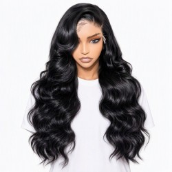 Front Lace Wig | 2025 New Middle Part Big Wave Long Curly Hair | Women's Wig Cap
