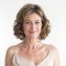 Short Curly Wig for Women and Seniors | Silver Gray Voluminous Bob Wig | Full Wig
