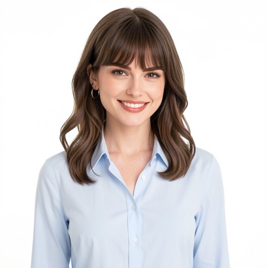 French Top Hairpiece - 3D Realistic Invisible Hair Extension | Women's Natural Gray Coverage Piece - Breathable Human-like Wig Base