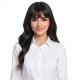 French Top Hairpiece - 3D Realistic Invisible Hair Extension | Women's Natural Gray Coverage Piece - Breathable Human-like Wig Base