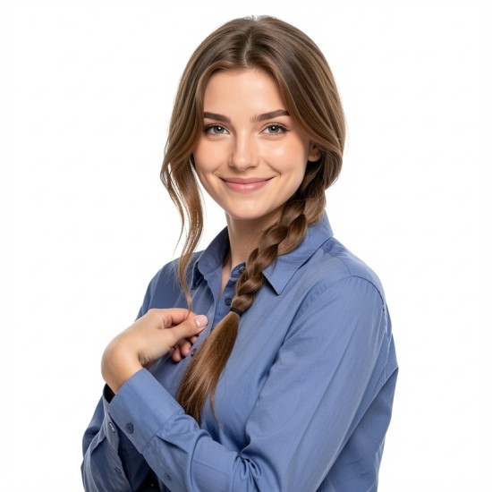 French Top Hairpiece - 3D Realistic Invisible Hair Extension | Women's Natural Gray Coverage Piece - Breathable Human-like Wig Base