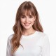 French Top Hairpiece - 3D Realistic Invisible Hair Extension | Women's Natural Gray Coverage Piece - Breathable Human-like Wig Base