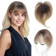 3D Realistic Hair Extensions: Natural Invisible Topper with French Airline Technology, Conceals Gray Hair with Realistic Look