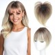 3D Realistic Hair Extensions: Natural Invisible Topper with French Airline Technology, Conceals Gray Hair with Realistic Look