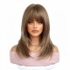 Light Brown Shoulder-Length Wig | Minimalist Stylish Short Hair Style | Rose Net Construction