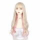 Pink Highlights | Long Wavy Hair | Voluminous & Natural | Women's Full Wig