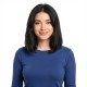 Topper Hair Patch | Conceal Gray Electric Comb with Side Bangs | Natural Invisible Volume Boosting Center Part Extension Block