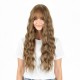 Long Curly Hair Extension with Bangs | High Quality Synthetic Wig Cap