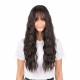 Long Curly Hair Extension with Bangs | High Quality Synthetic Wig Cap