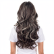 Center Part Long Curly Hair | Fashion Color Synthetic Wig Cap for Women