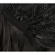 12 Inch Straight Bob Wig for Women with Straight Bangs, Natural Black Heat-Friendly Synthetic Short Bob