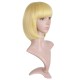 12 Inch Straight Bob Wig for Women with Straight Bangs, Natural Black Heat-Friendly Synthetic Short Bob