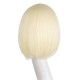 12 Inch Straight Bob Wig for Women with Straight Bangs, Natural Black Heat-Friendly Synthetic Short Bob