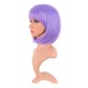 12 Inch Straight Bob Wig for Women with Straight Bangs, Natural Black Heat-Friendly Synthetic Short Bob