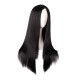 28 Inch Long Straight Synthetic Wig for Women, Pale Hot Pink Heat-Friendly Fibre, Adjustable Cap
