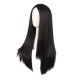 28 Inch Long Straight Synthetic Wig for Women, Pale Hot Pink Heat-Friendly Fibre, Adjustable Cap