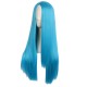 28 Inch Long Straight Synthetic Wig for Women, Pale Hot Pink Heat-Friendly Fibre, Adjustable Cap