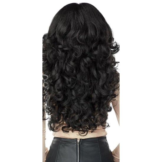 Long Loose Wave 13x6 Lace Front Wig for Women, Pre-Plucked Hairline with Baby Hair, Glueless Heat-Friendly Synthetic Hair, 16 Colours