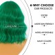 12 Inch Wavy Bob Wig with Bangs, Curly Short Bob Synthetic Hair for Women
