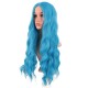 28 Inch Long Curly Wig with Middle Part, Heat-Friendly Synthetic Cosplay Wig for Women