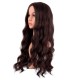 28 Inch Long Curly Wig with Middle Part, Heat-Friendly Synthetic Cosplay Wig for Women