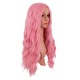 28 Inch Long Curly Wig with Middle Part, Heat-Friendly Synthetic Cosplay Wig for Women