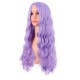 28 Inch Long Curly Wig with Middle Part, Heat-Friendly Synthetic Cosplay Wig for Women