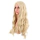 28 Inch Long Curly Wig with Middle Part, Heat-Friendly Synthetic Cosplay Wig for Women