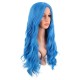 28 Inch Long Curly Wig with Middle Part, Heat-Friendly Synthetic Cosplay Wig for Women
