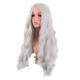 28 Inch Long Curly Wig with Middle Part, Heat-Friendly Synthetic Cosplay Wig for Women
