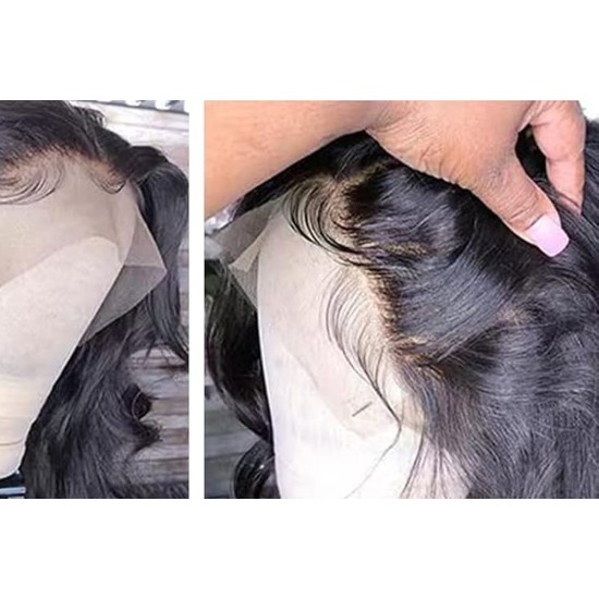 13x6 HD Lace Front Wigs Human Hair Body Wave, 180 Density Pre-Plucked Glueless Wig for Women, 20-34 Inch, 7 Colours