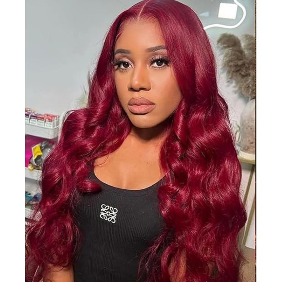 13x6 HD Lace Front Wigs Human Hair Body Wave, 180 Density Pre-Plucked Glueless Wig for Women, 20-34 Inch, 7 Colours