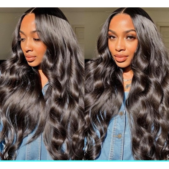 13x6 HD Lace Front Wigs Human Hair Body Wave, 180 Density Pre-Plucked Glueless Wig for Women, 20-34 Inch, 7 Colours