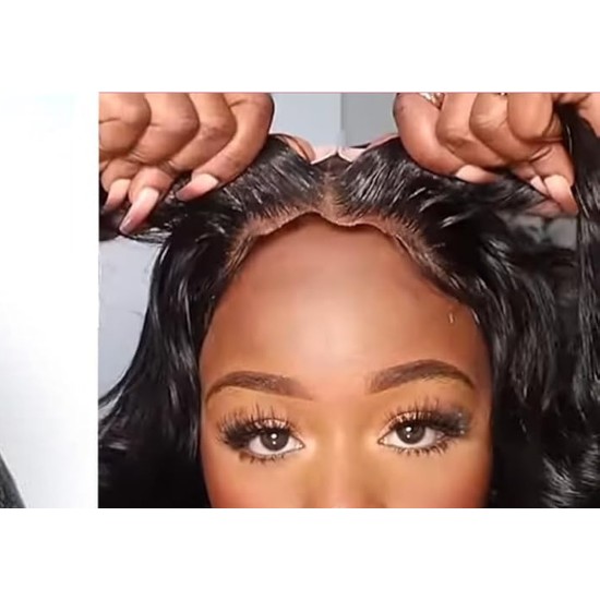13x6 HD Lace Front Wigs Human Hair Body Wave, 180 Density Pre-Plucked Glueless Wig for Women, 20-34 Inch, 7 Colours