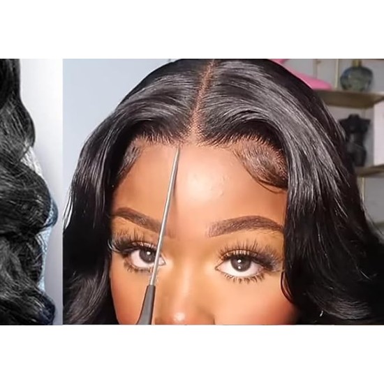 13x6 HD Lace Front Wigs Human Hair Body Wave, 180 Density Pre-Plucked Glueless Wig for Women, 20-34 Inch, 7 Colours